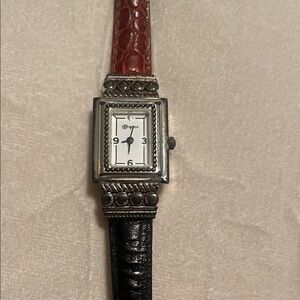 Brighton Watch w/reversible Leather Band